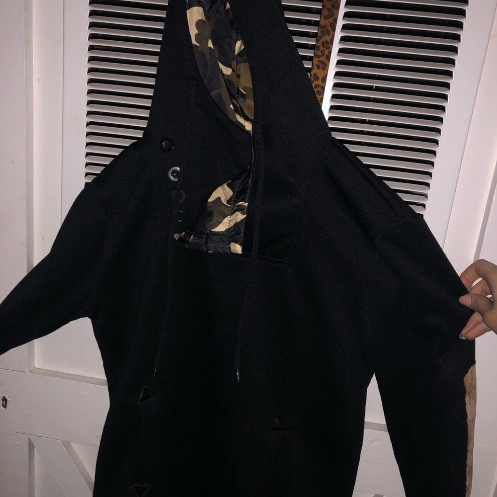 Black hoodie